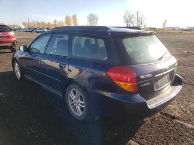 4S3BP616157379552 - 2005 SUBARU LEGACY 2.5 BLUE photo 3