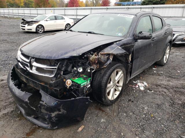 1B3BD1FG1BN596069 - 2011 DODGE AVENGER MA BLACK photo 2