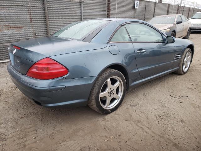 WDBSK75F23F050844 - 2003 MERCEDES-BENZ SL 500R BLUE photo 4