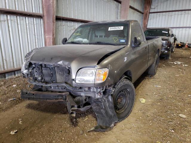 5TBJU32175S445087 - 2005 TOYOTA TUNDRA GRAY photo 2