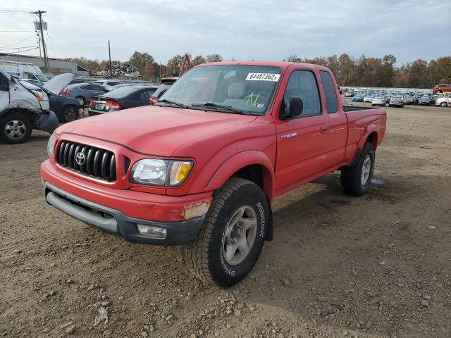 5TEWN72N22Z890825 - 2002 TOYOTA TACOMA XTR RED photo 2