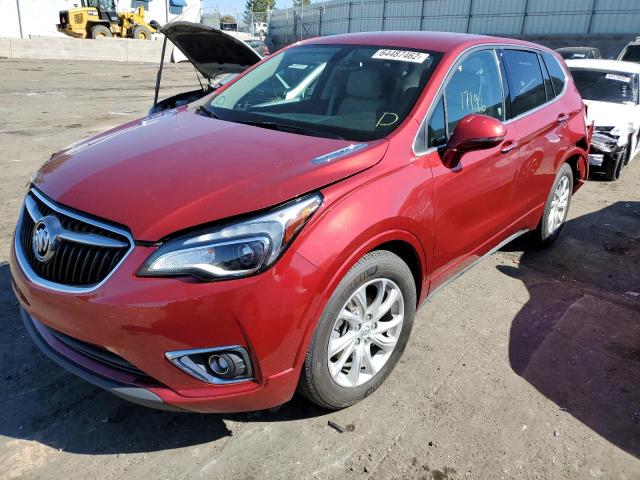 LRBFXBSA3LD053729 - 2020 BUICK ENVISION P RED photo 2