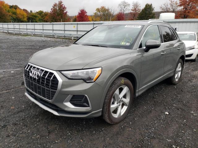 WA1AUCF39N1039323 - 2022 AUDI Q3 PREMIUM GRAY photo 2