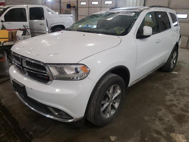 1C4RDJDG8EC976347 - 2014 DODGE DURANGO LI WHITE photo 2