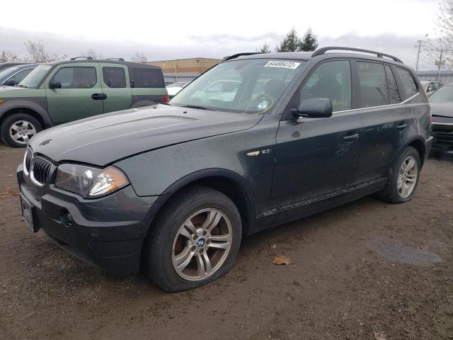 WBXPA93465WD23977 - 2005 BMW X3 3.0I GREEN photo 2