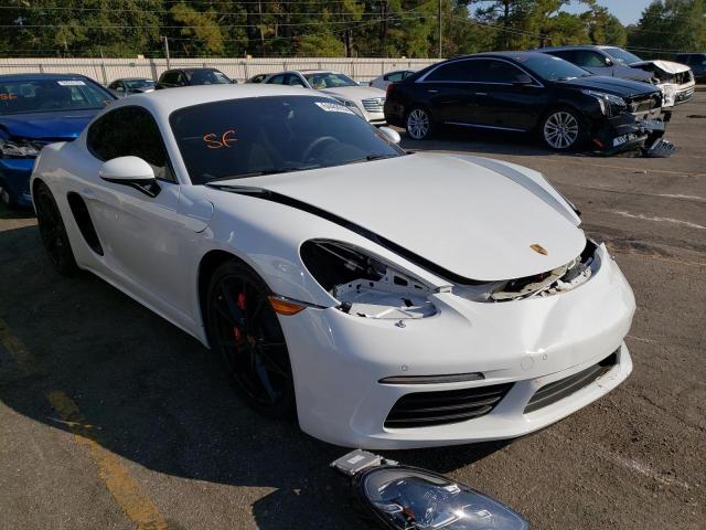 WP0AB2A82NS263181 - 2022 PORSCHE CAYMAN S WHITE photo 1