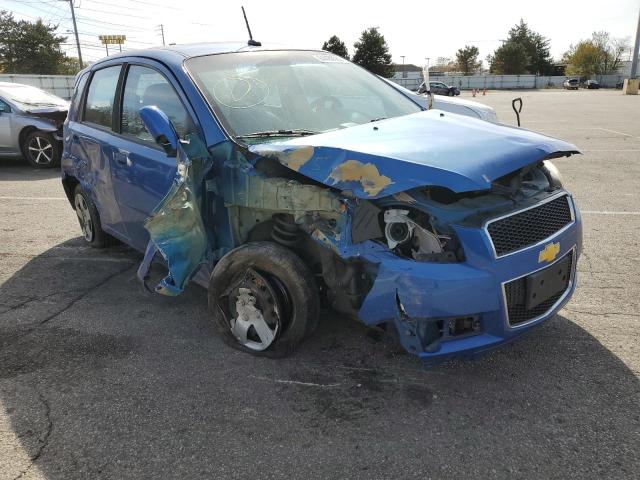 KL1TD66E29B321599 - 2009 CHEVROLET AVEO LS BLUE photo 1