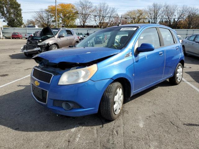 KL1TD66E29B321599 - 2009 CHEVROLET AVEO LS 蓝色 照片 2