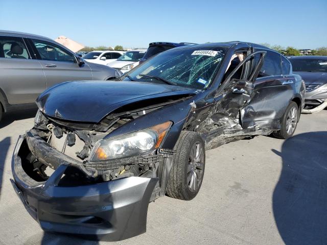 1HGCP3F8XCA015046 - 2012 HONDA ACCORD EXL GRAY photo 2