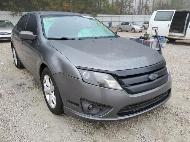 3FAHP0HG7CR102745 - 2012 FORD FUSION SE GRAY photo 1