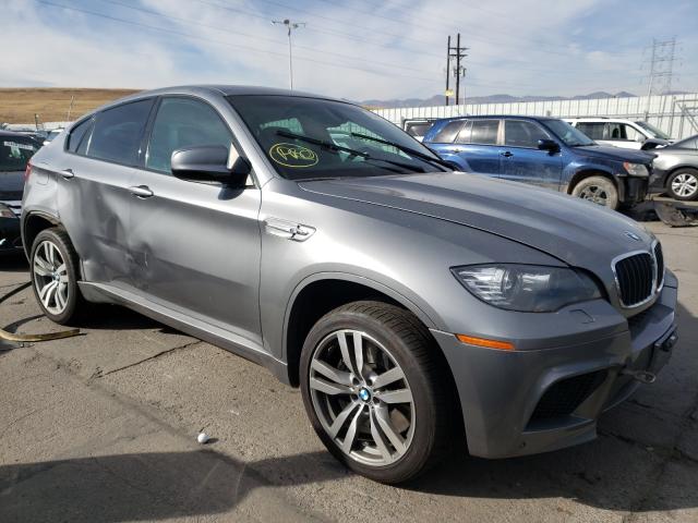 5YMGZ0C50BLK14006 - 2011 BMW X6 M GRAY photo 1