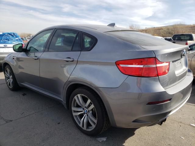 5YMGZ0C50BLK14006 - 2011 BMW X6 M GRAY photo 3