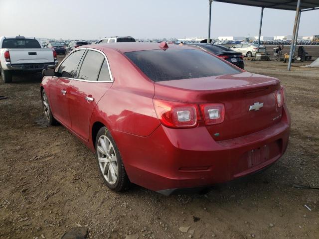 1G11H5SL7EF203952 - 2014 CHEVROLET MALIBU LTZ წითელი ფოტო 3