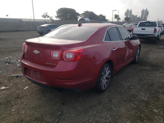 1G11H5SL7EF203952 - 2014 CHEVROLET MALIBU LTZ წითელი ფოტო 4