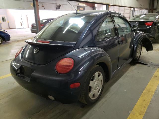 3VWCC21CXXM439350 - 1999 VOLKSWAGEN NEW BEETLE 蓝色 照片 4