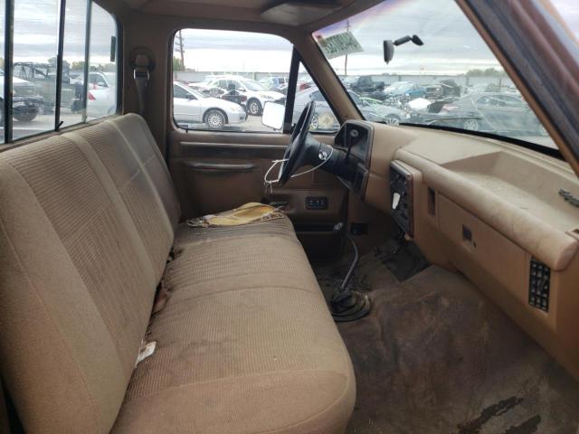 1FTEF14NXHPA97663 - 1987 FORD F150 BROWN photo 5