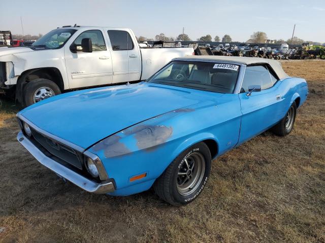 1F03F199437 - 1971 FORD MUSTANG CV BLUE photo 2