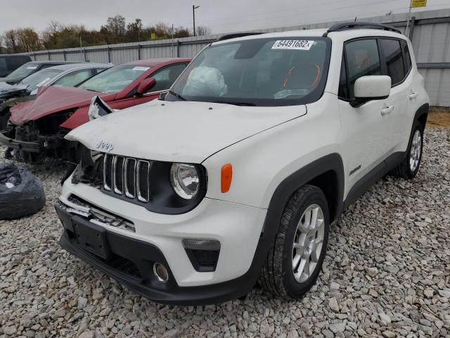 ZACNJABB4KPK90647 - 2019 JEEP RENEGADE L WHITE photo 2