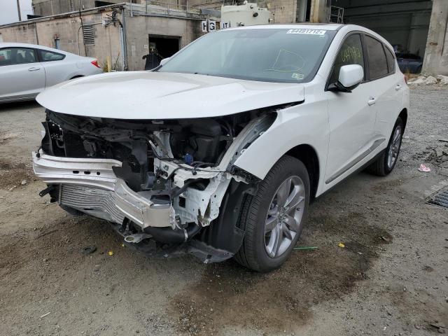 5J8TC2H76ML010331 - 2021 ACURA RDX ADVANC WHITE photo 2