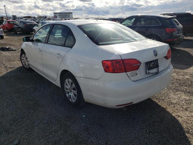 3VW2K7AJ0EM429319 - 2014 VOLKSWAGEN JETTA BASE 白色 照片 3