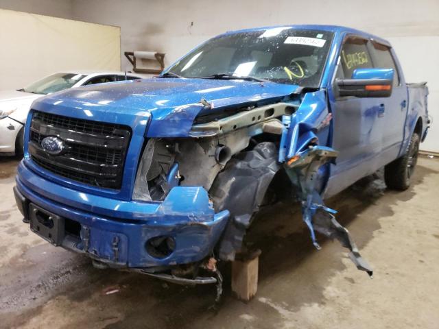 1FTFW1EF0DFC45072 - 2013 FORD F150 SUPER BLUE photo 2