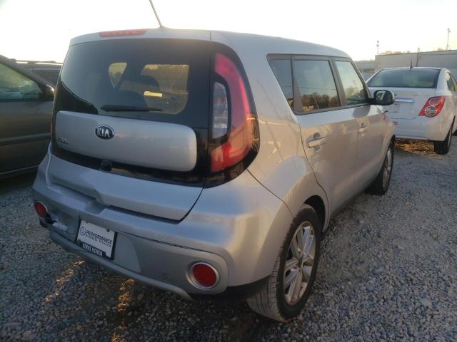 KNDJP3A52K7691540 - 2019 KIA SOUL + SILVER photo 4