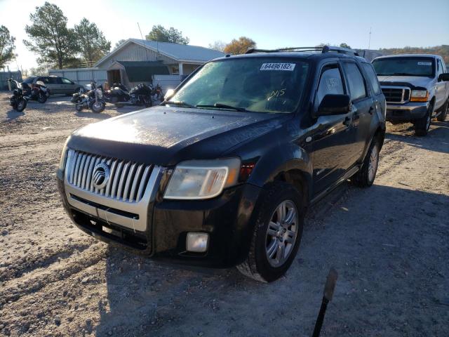 4M2CU87138KJ15569 - 2008 MERCURY MARINER PR BLACK photo 2