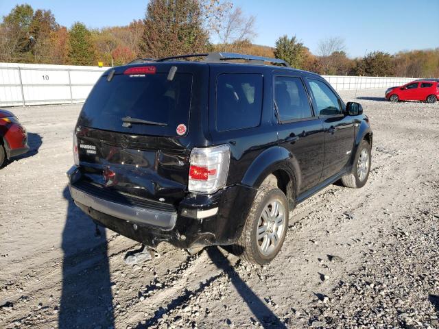 4M2CU87138KJ15569 - 2008 MERCURY MARINER PR BLACK photo 4