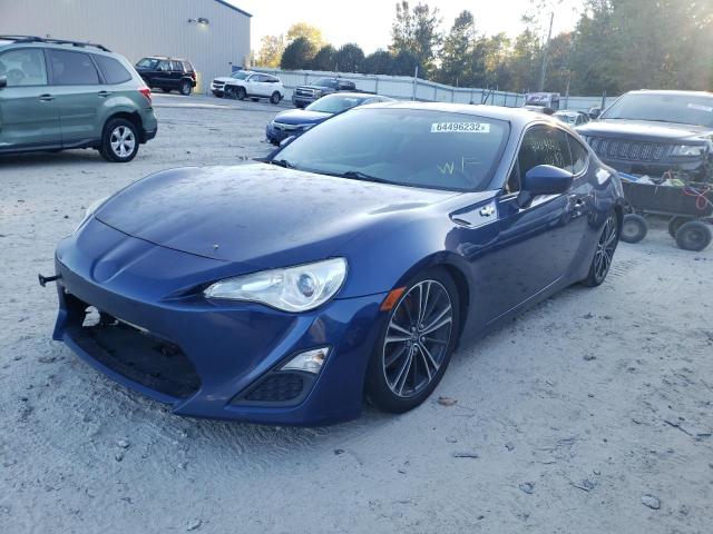 JF1ZNAA19D1709411 - 2013 TOYOTA SCION FR-S BLUE photo 2