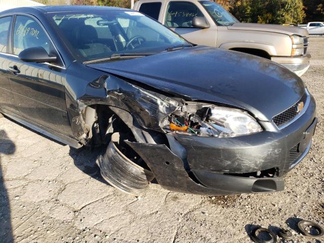 2G1WD5E39D1254775 - 2013 CHEVROLET IMPALA POL CHARCOAL photo 9