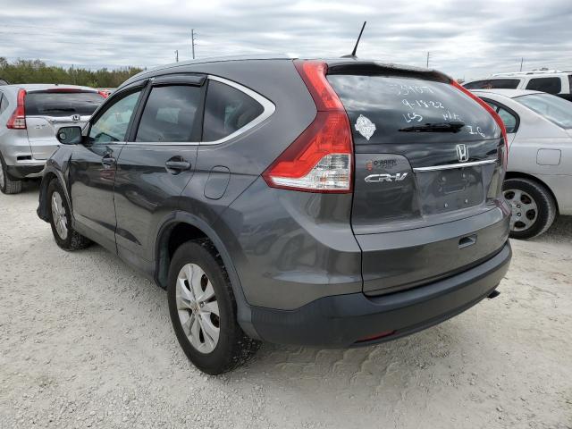 2HKRM3H7XEH558155 - 2014 HONDA CR-V EXL GRAY photo 3