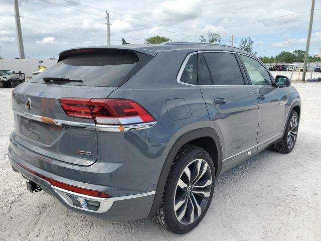 1V2FE2CA9MC235804 - 2021 VOLKSWAGEN ATLAS CROS Серый фото 4