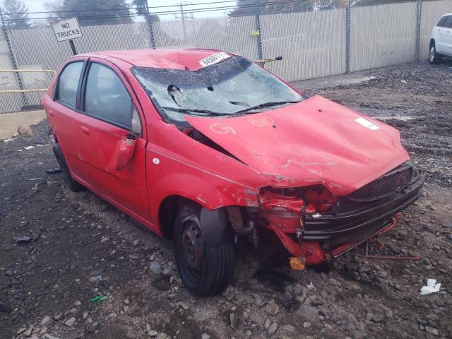 KL1TD52655B459592 - 2005 CHEVROLET AVEO BASE RED photo 1