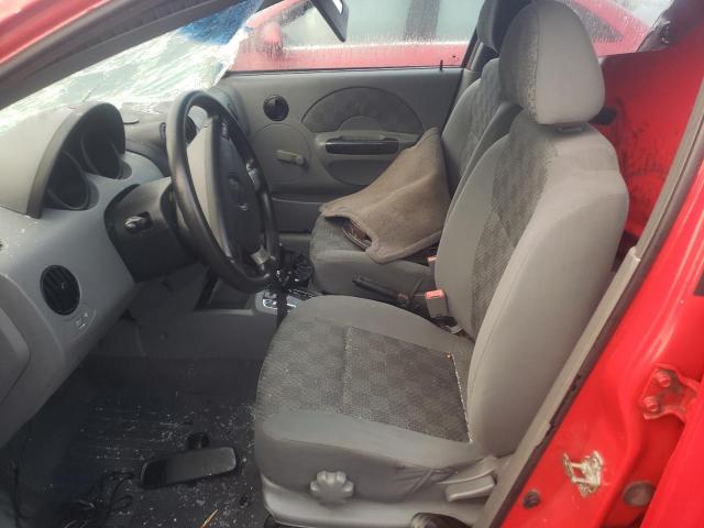 KL1TD52655B459592 - 2005 CHEVROLET AVEO BASE RED photo 5