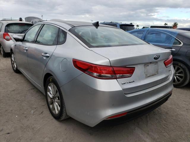 5XXGU4L34GG064602 - 2016 KIA OPTIMA EX SILVER photo 3