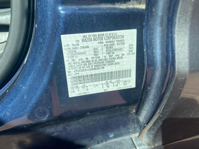 4F2CZ06163KM20129 - 2003 MAZDA TRIBUTE ES 蓝色 照片 10