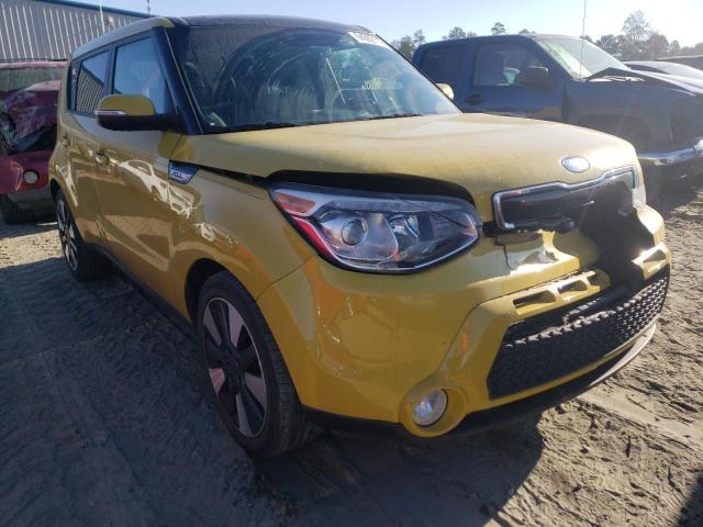 KNDJX3A58E7030373 - 2014 KIA SOUL ! YELLOW photo 1