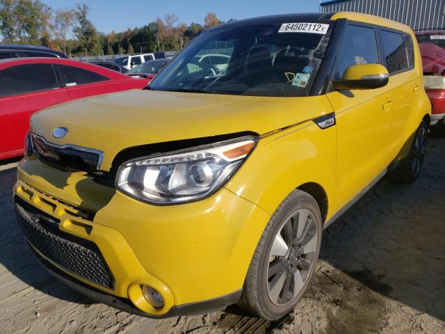 KNDJX3A58E7030373 - 2014 KIA SOUL ! YELLOW photo 2