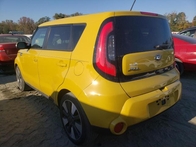 KNDJX3A58E7030373 - 2014 KIA SOUL ! YELLOW photo 3