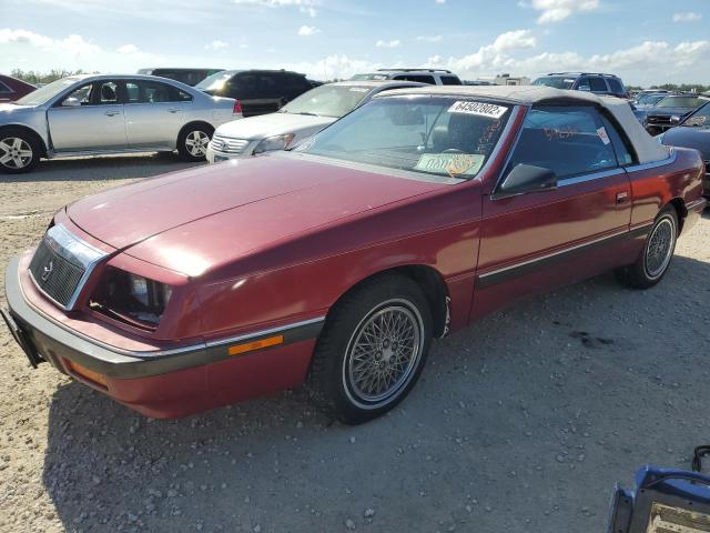 1C3XJ45K8KG152314 - 1989 CHRYSLER LEBARON 栗色 照片 1