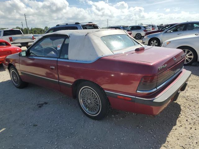 1C3XJ45K8KG152314 - 1989 CHRYSLER LEBARON 栗色 照片 2