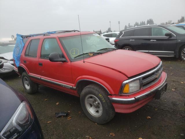 1GNCS13W9V2123442 - 1997 CHEVROLET BLAZER RED photo 1