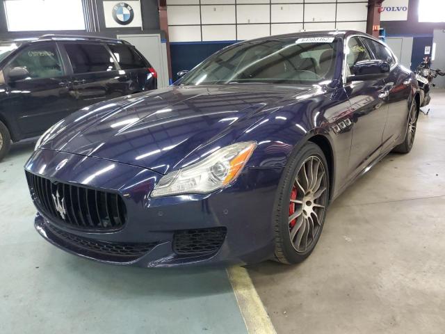 ZAM56PPAXF1141815 - 2015 MASERATI QUATTROPOR BLUE photo 2