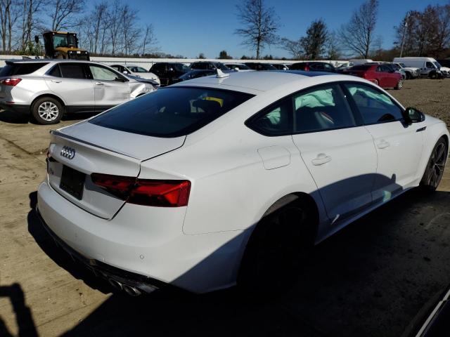 WAUC4CF58LA001138 - 2020 AUDI S5 PREMIUM WHITE photo 3