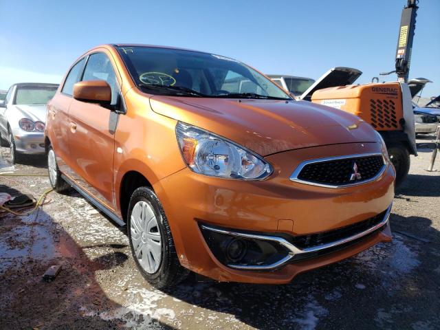 ML32A3HJ7KH004266 - 2019 MITSUBISHI MIRAGE ES ORANGE photo 1