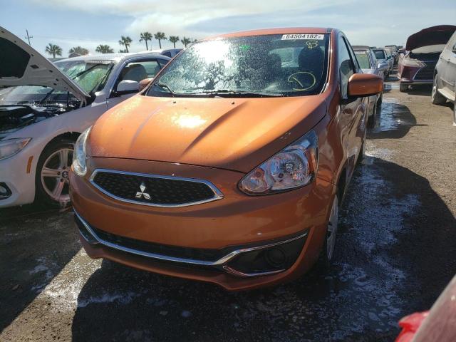 ML32A3HJ7KH004266 - 2019 MITSUBISHI MIRAGE ES ORANGE photo 2