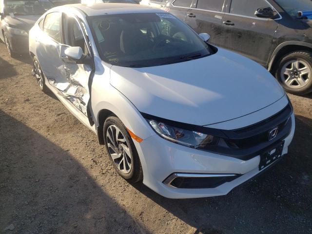 2HGFC2F79LH019827 - 2020 HONDA CIVIC EX WHITE photo 1