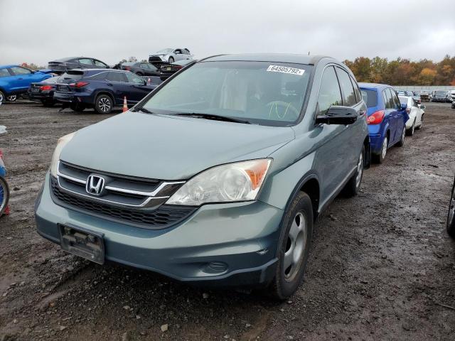 5J6RE4H37BL121702 - 2011 HONDA CR-V LX GRAY photo 2