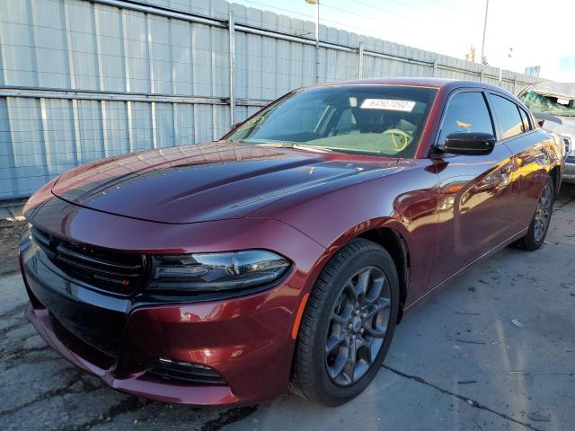 2C3CDXJG9JH174785 - 2018 DODGE CHARGER GT MAROON photo 2