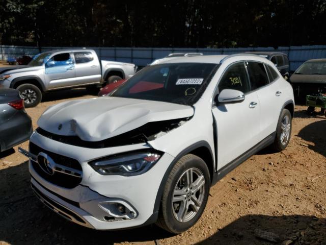 W1N4N4GBXMJ113240 - 2021 MERCEDES-BENZ GLA 250 WHITE photo 2